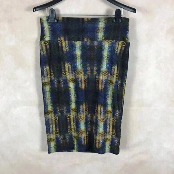 Tribal Patterned Knit Pencil Skirt NWOT Size Medium - Picture 5 of 8